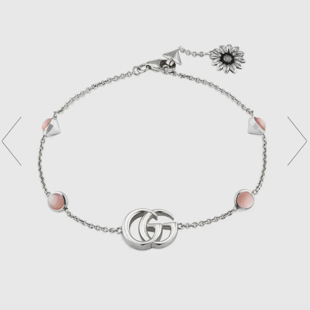Double G mother of pearl bracelet - Picture 1 of 5